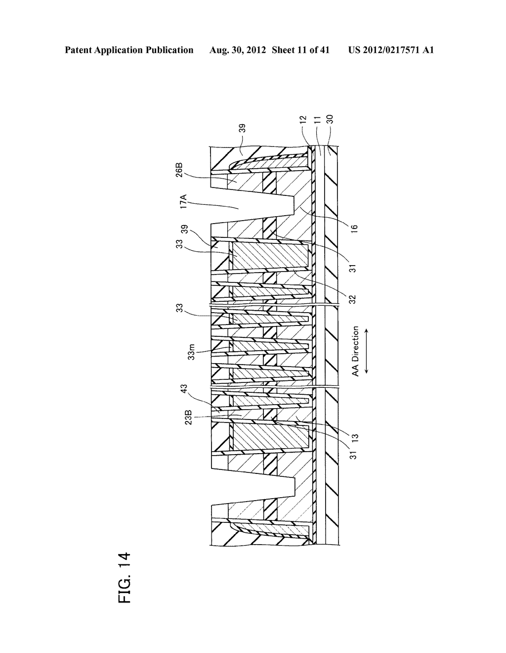 NONVOLATILE SEMICONDUCTOR MEMORY DEVICE AND METHOD FOR MANUFACTURING SAME - diagram, schematic, and image 12