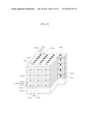 Flash Memory Device With an Array of Gate Columns Penetrating Through a     Cell Stack diagram and image