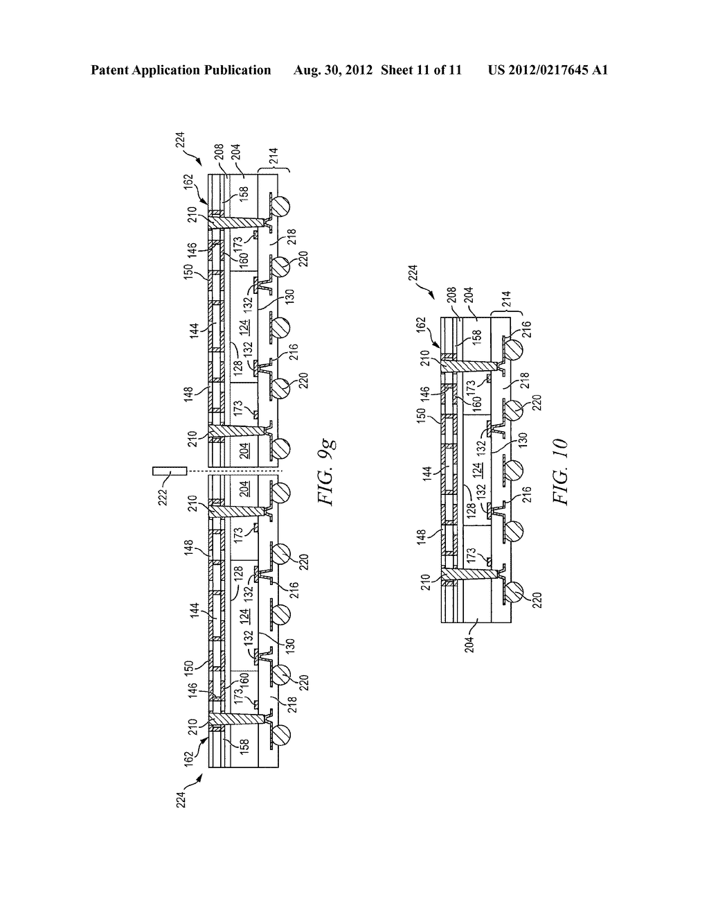 Semiconductor Device and Method of Forming Interposer and Opposing     Build-Up Interconnect Structure with Connecting Conductive TMV for     Electrical Interconnect of FO-WLCSP - diagram, schematic, and image 12