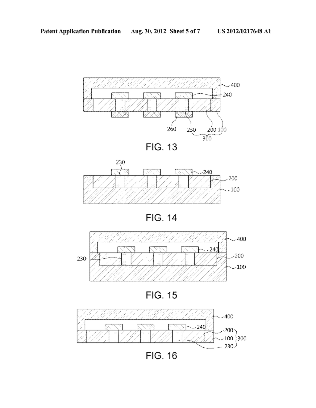 THROUGH SUBSTRATE STRUCTURE, DEVICE PACKAGE HAVING THE SAME, AND METHODS     FOR MANUFACTURING THE SAME - diagram, schematic, and image 06