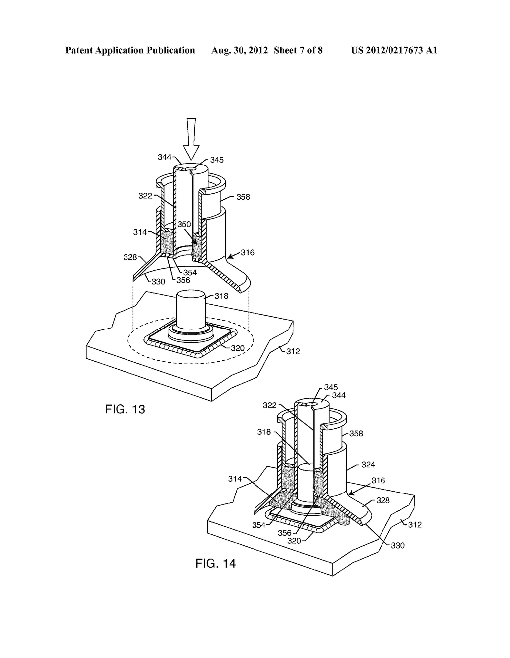 SEALANT MOLD FIXTURE FOR A DOMED CAP - diagram, schematic, and image 08