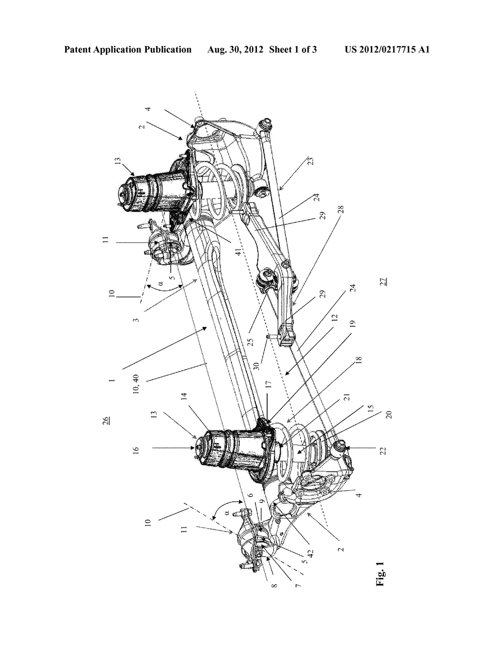 SUSPENSION OF A VEHICLE AXLE AND VEHICLE - diagram, schematic, and image 02