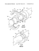 PIPE COUPLING ASSEMBLY WITH SLEEVE LOCKING TABS AND ASSOCIATED METHODS diagram and image