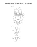 SUPPORT DEVICE FOR VEHICLE CHILD SEAT BELT diagram and image