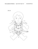 SUPPORT DEVICE FOR VEHICLE CHILD SEAT BELT diagram and image
