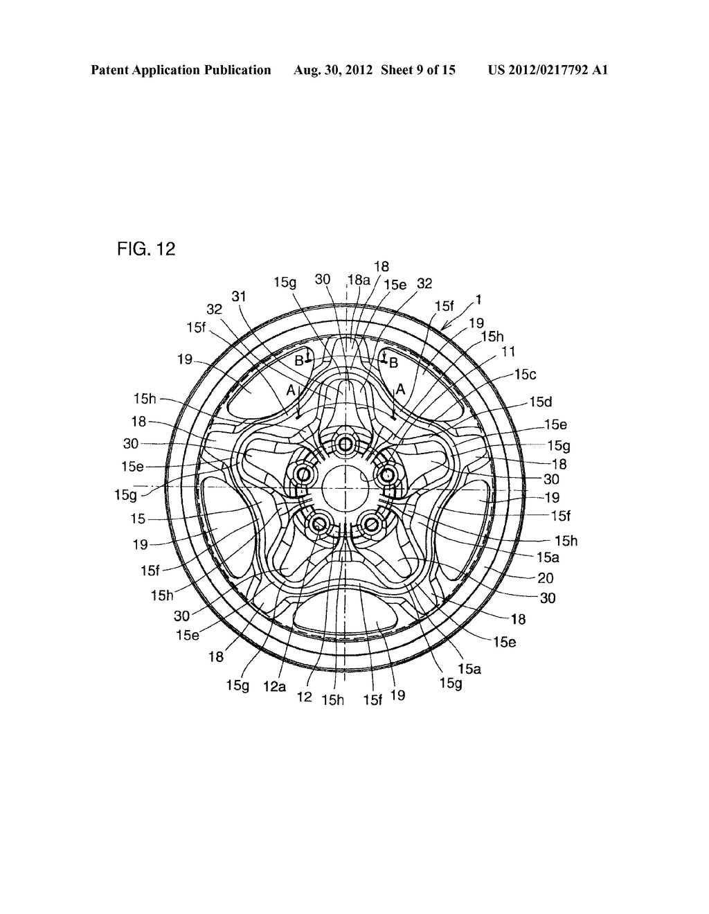 VEHICLE WHEEL DISK - diagram, schematic, and image 10