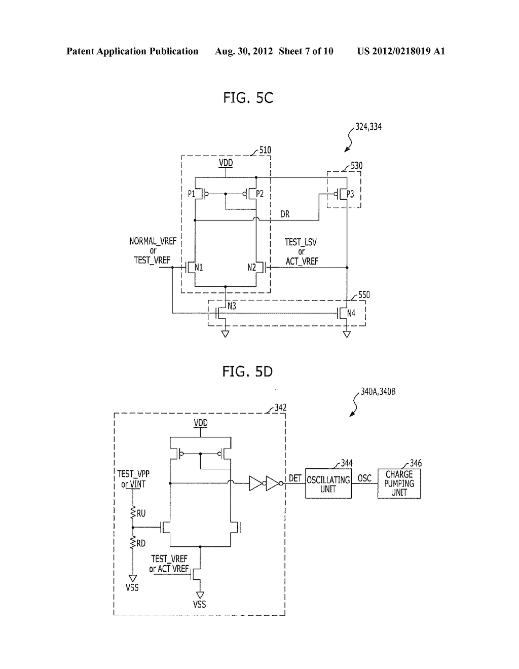 INTERNAL VOLTAGE GENERATING CIRCUIT AND TESTING METHOD OF INTEGRATED     CIRCUIT USING THE SAME - diagram, schematic, and image 08