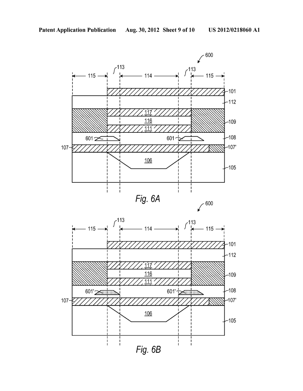 BULK ACOUSTIC WAVE RESONATOR COMPRISING BRIDGE FORMED WITHIN PIEZOELECTRIC     LAYER - diagram, schematic, and image 10