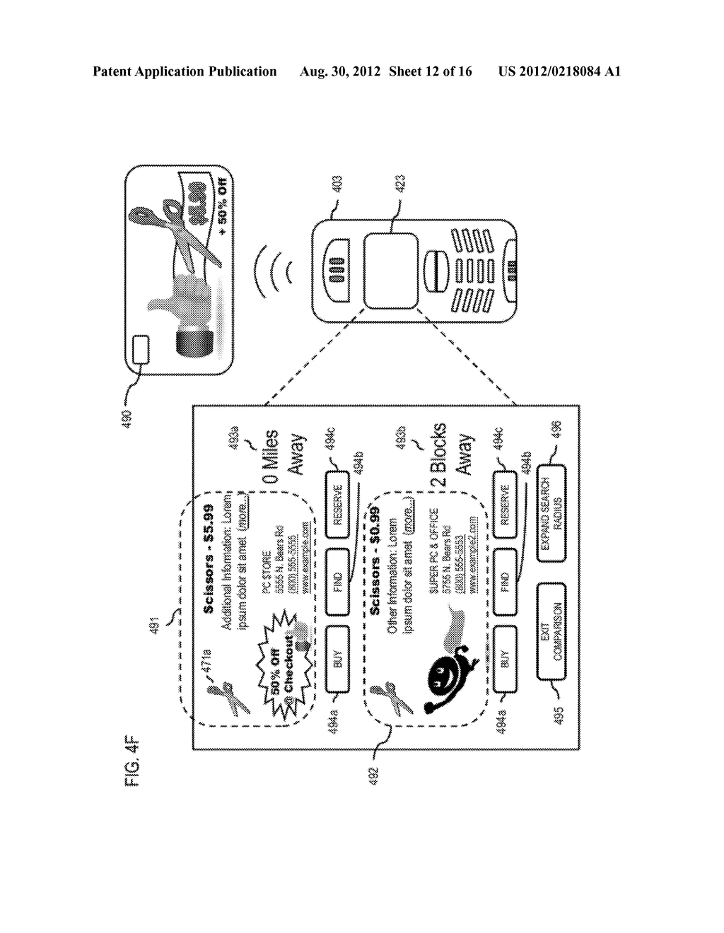 METHOD AND APPARATUS FOR PRESENTING PRINTED MEDIA BASED ON RADIO FREQUENCY     MEMORY TAG DETECTION - diagram, schematic, and image 13