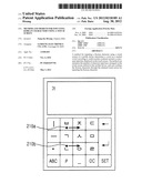 METHOD AND MEDIUM FOR INPUTTING KOREAN CHARACTERS USING A  TOUCH SCREEN diagram and image