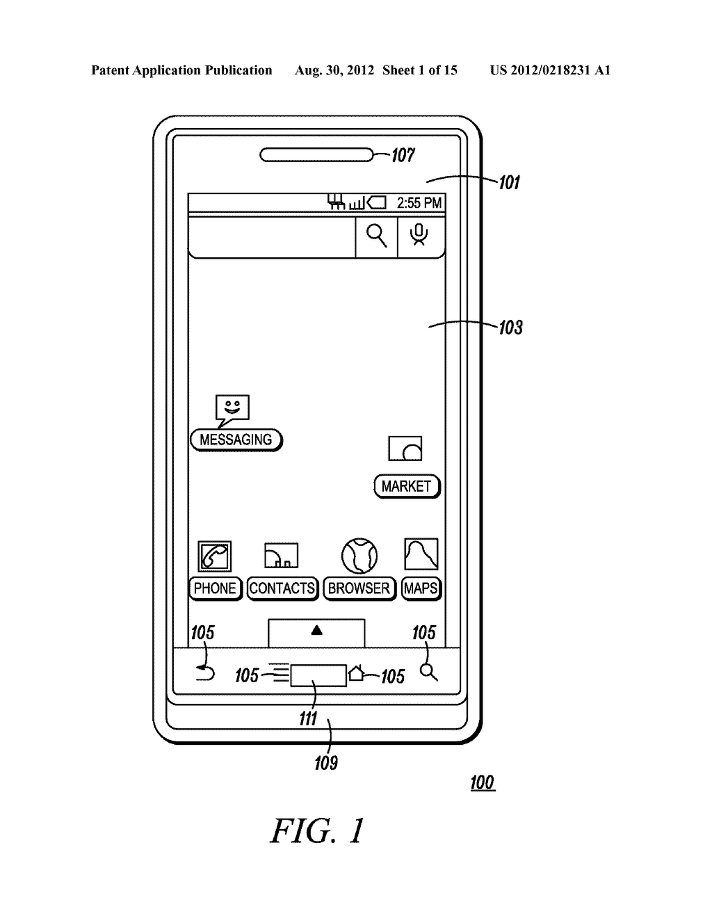 Electronic Device and Method for Calibration of a Touch Screen - diagram, schematic, and image 02