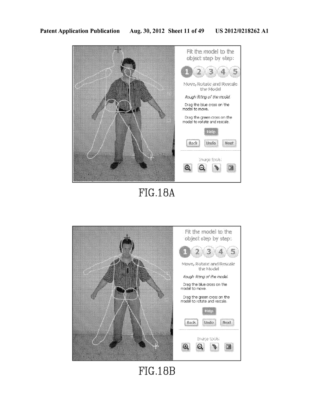 ANIMATION OF PHOTO-IMAGES VIA FITTING OF COMBINED MODELS - diagram, schematic, and image 12