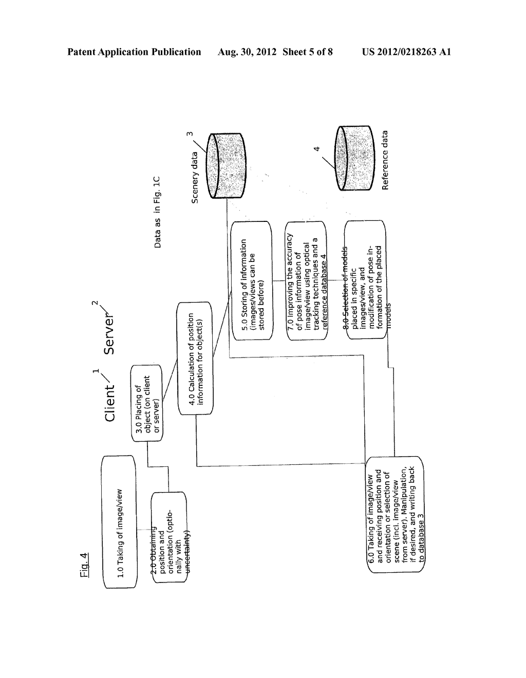 METHOD FOR REPRESENTING VIRTUAL INFORMATION IN A VIEW OF A REAL     ENVIRONMENT - diagram, schematic, and image 06