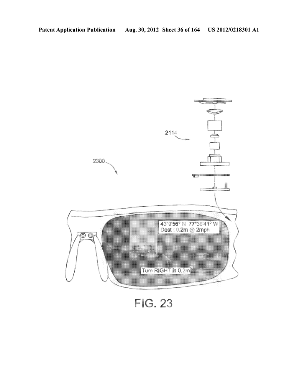 SEE-THROUGH DISPLAY WITH AN OPTICAL ASSEMBLY INCLUDING A WEDGE-SHAPED     ILLUMINATION SYSTEM - diagram, schematic, and image 37