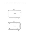 SYSTEM AND METHOD FOR ADJUSTING DISPLAY REGIONS FOR A DISPLAY ON AN     ELECTRONIC DEVICE diagram and image