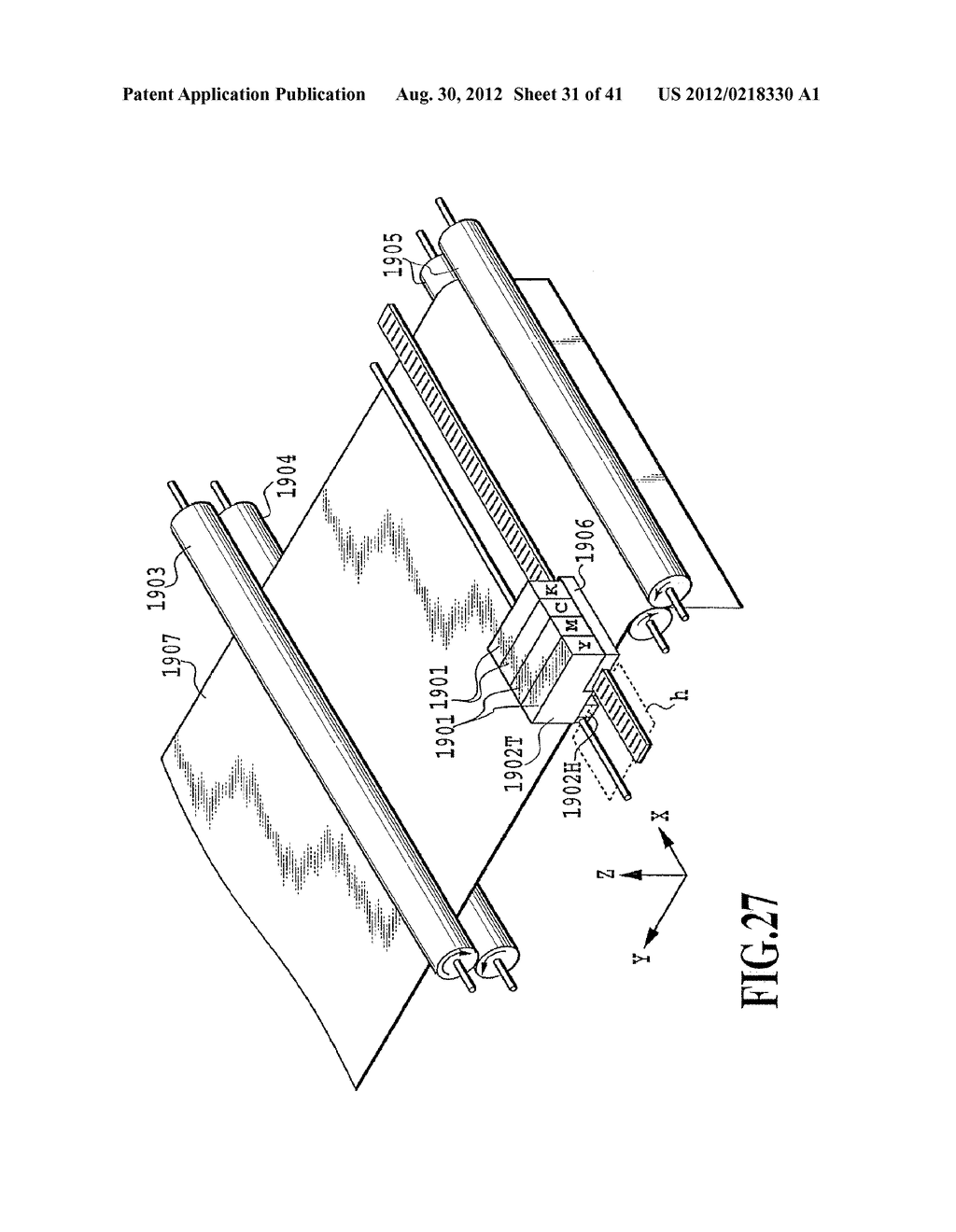 ADJUSTMENT METHOD OF PRINTING POSITIONS, PRINTING APPARATUS AND PRINTING     SYSTEM - diagram, schematic, and image 32