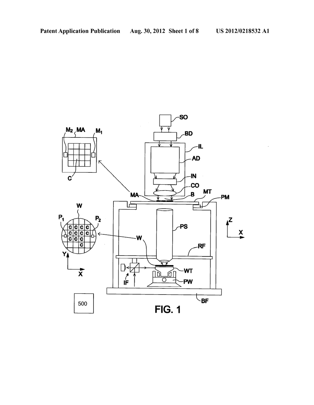 GAS MANIFOLD, MODULE FOR A LITHOGRAPHIC APPARATUS, LITHOGRAPHIC APPARATUS     AND DEVICE MANUFATURING METHOD - diagram, schematic, and image 02