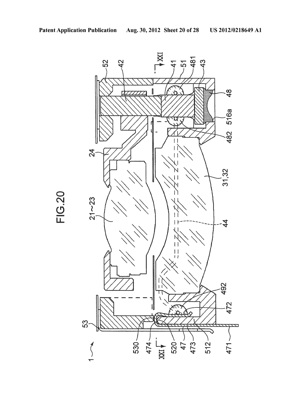 IMAGE PICKUP DEVICE, METHOD FOR MANUFACTURING IMAGE PICKUP DEVICE, AND     ADJUSTING JIG FOR IMAGE PICKUP DEVICE - diagram, schematic, and image 21