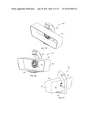 REARVIEW DEVICE SUPPORT ASSEMBLY diagram and image