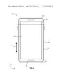 PORTABLE ELECTRONIC DEVICE SLIDABLE IN A PLURALITY OF DIRECTIONS FOR     ALIGNING THE SURFACES OF THE KEYPAD AND DISPLAY PORTIONS diagram and image