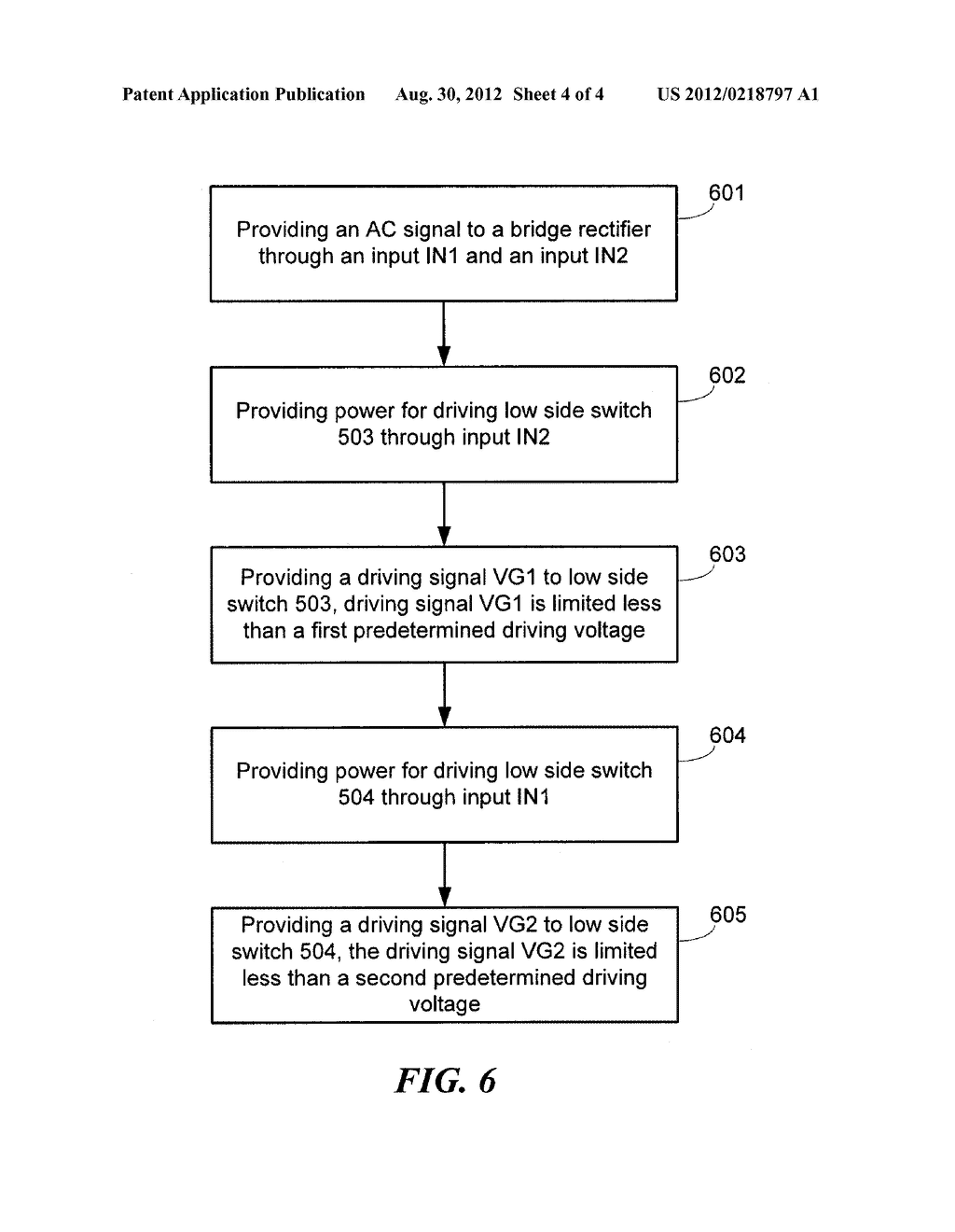 DRIVING CIRCUIT FOR BRIDGE RECTIFIER AND A DRIVING METHOD THEREOF - diagram, schematic, and image 05