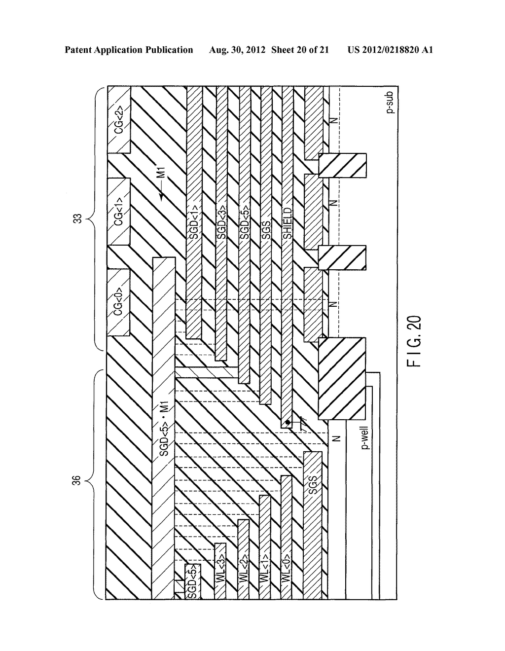 THREE DIMENSIONAL STACKED NONVOLATILE SEMICONDUCTOR MEMORY - diagram, schematic, and image 21