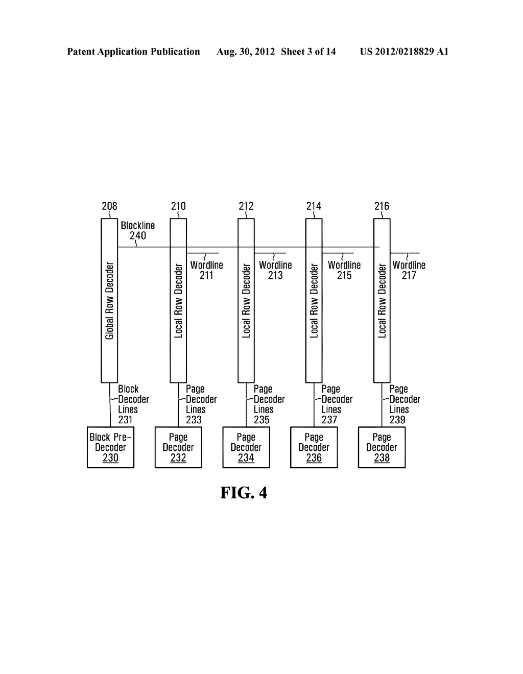 NAND FLASH ARCHITECTURE WITH MULTI-LEVEL ROW DECODING - diagram, schematic, and image 04