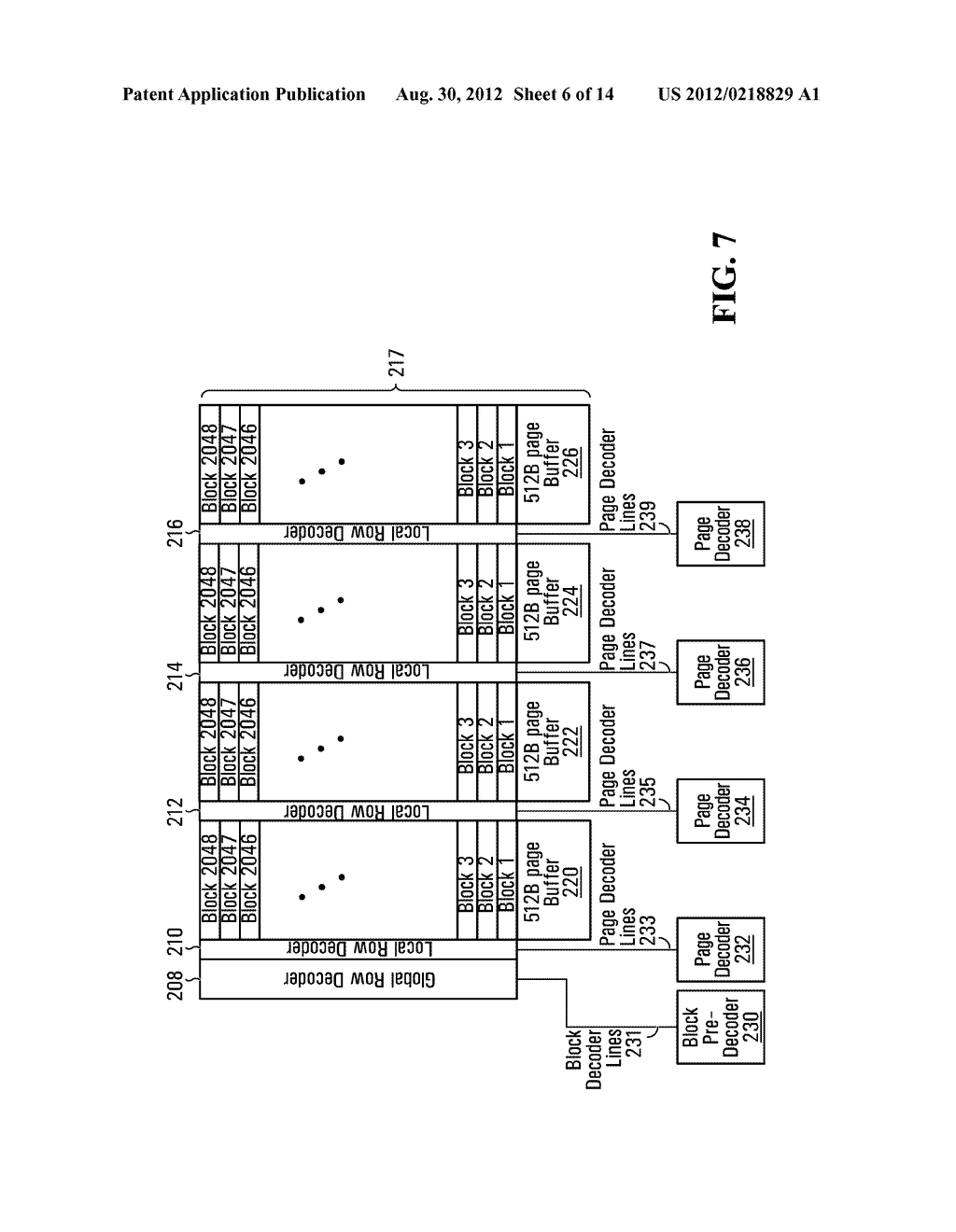 NAND FLASH ARCHITECTURE WITH MULTI-LEVEL ROW DECODING - diagram, schematic, and image 07