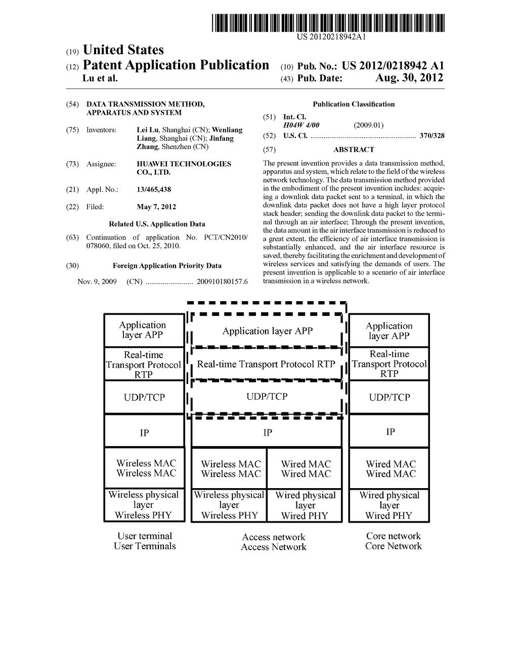 DATA TRANSMISSION METHOD, APPARATUS AND SYSTEM - diagram, schematic, and image 01