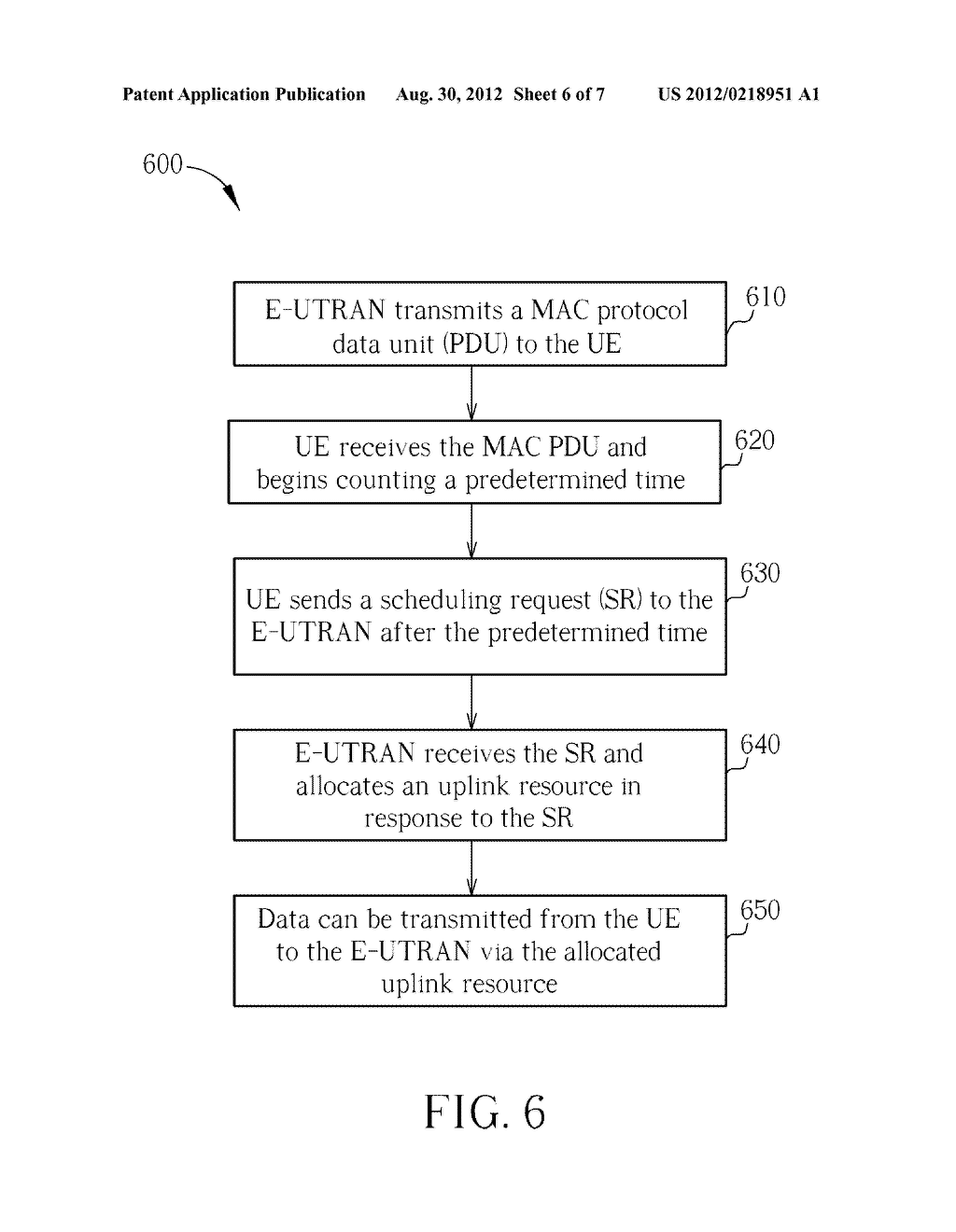 METHOD FOR TRANSMITTING DATA IN A WIRELESS COMMUNICATION SYSTEM AND SYSTEM     THEREOF - diagram, schematic, and image 07