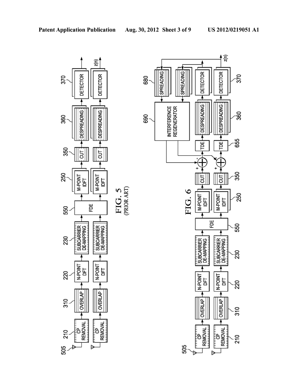 Method and Device for Inter-Chip and Inter-Antenna Interference     Cancellation - diagram, schematic, and image 04