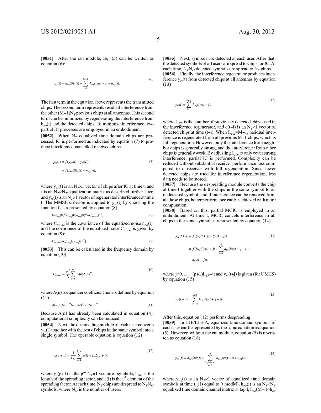 Method and Device for Inter-Chip and Inter-Antenna Interference     Cancellation - diagram, schematic, and image 15