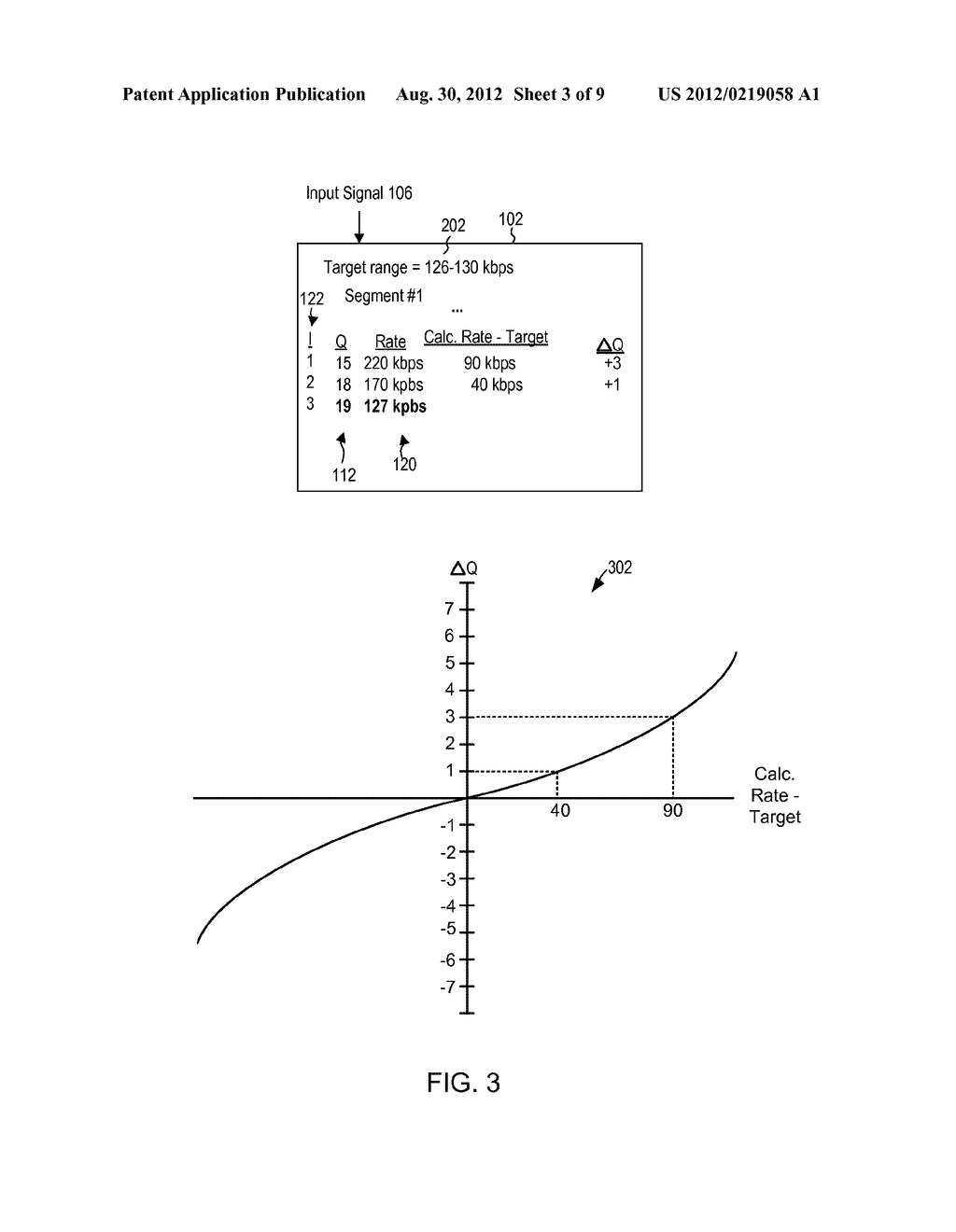 SYSTEM AND METHOD FOR DYNAMICALLY SWITCHING QUALITY SETTINGS OF A CODEC TO     MAINTAIN A TARGET DATA RATE - diagram, schematic, and image 04