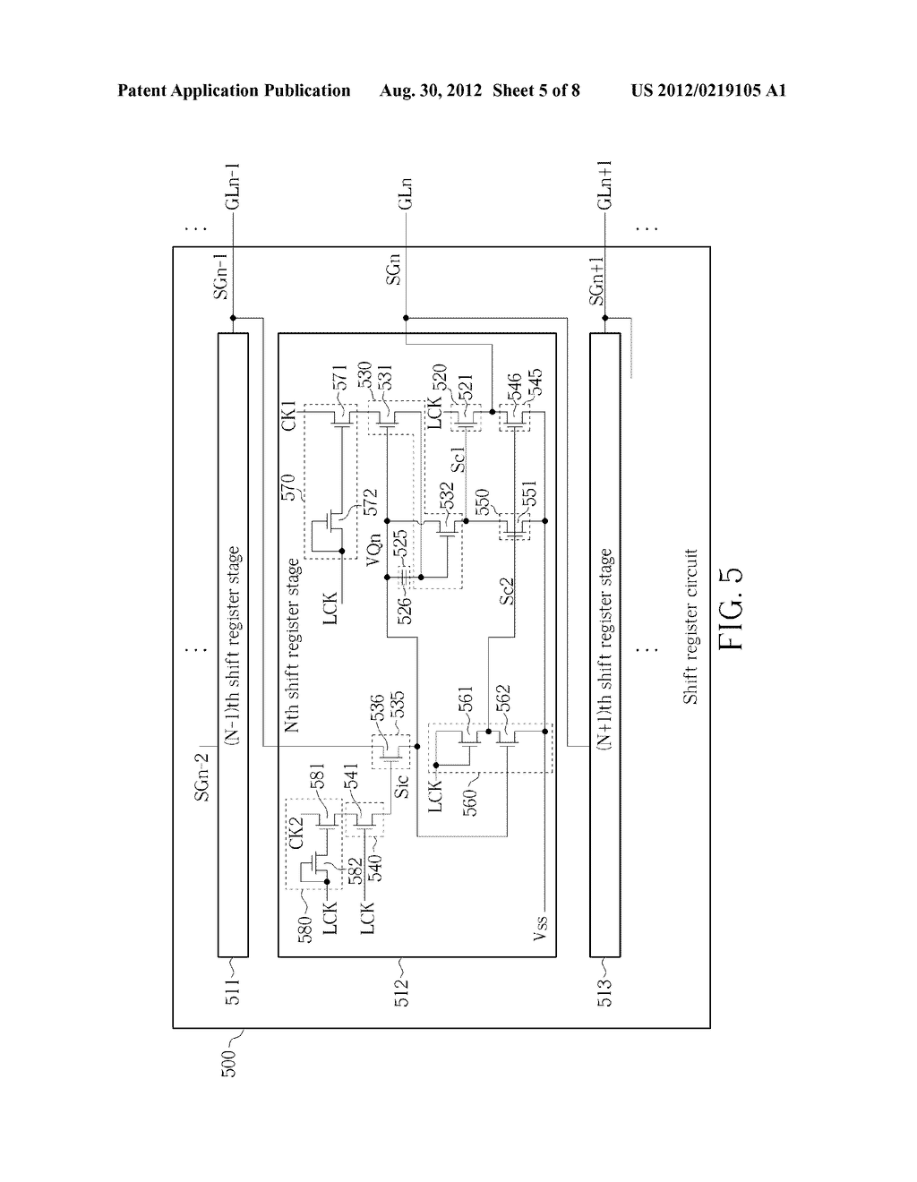 SHIFT REGISTER CIRCUIT - diagram, schematic, and image 06