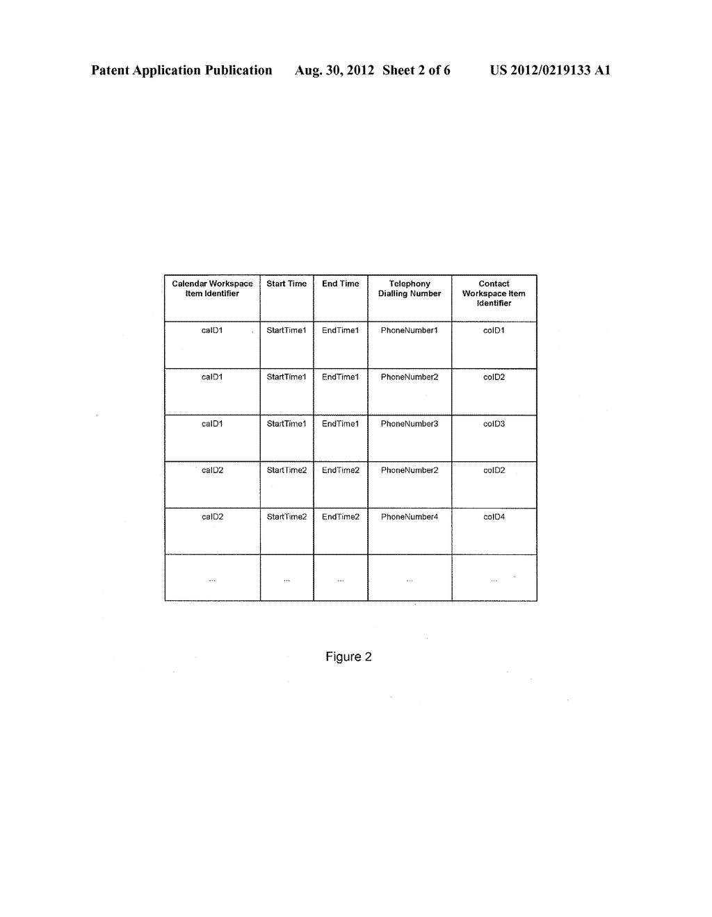 METHOD AND APPARATUS FOR THE PROCESSING OF DATA RELATING TO CALENDAR     ENTRIES - diagram, schematic, and image 03