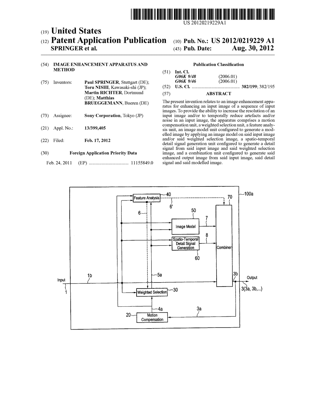 IMAGE ENHANCEMENT APPARATUS AND METHOD - diagram, schematic, and image 01