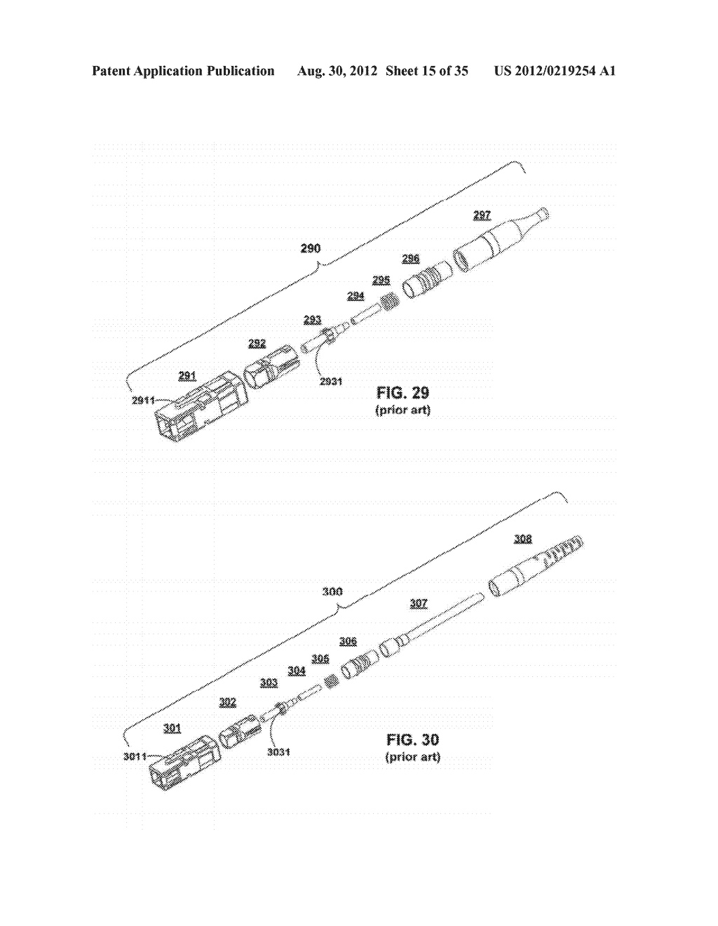 SINGLE-FIBER CONNECTORS FOR OPTICAL FIBER CABLES - diagram, schematic, and image 16