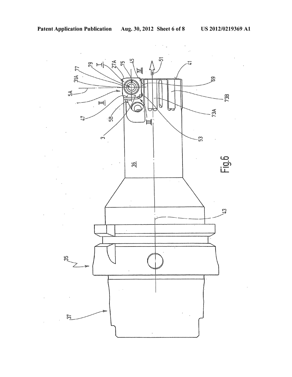 REAMER, CUTTER PLATES THEREFOR AND METHOD FOR ADJUSTING THE MACHINING     DIAMETER OF A REAMER OF THIS TYPE - diagram, schematic, and image 07