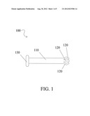 RETAINING PIN WITH SELF BIASING KEEPING MEANS diagram and image