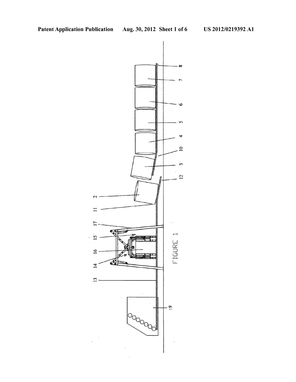 METHOD AND ASSEMBLY FOR PROCESSING ROUND SEED COTTON MODULES - diagram, schematic, and image 02