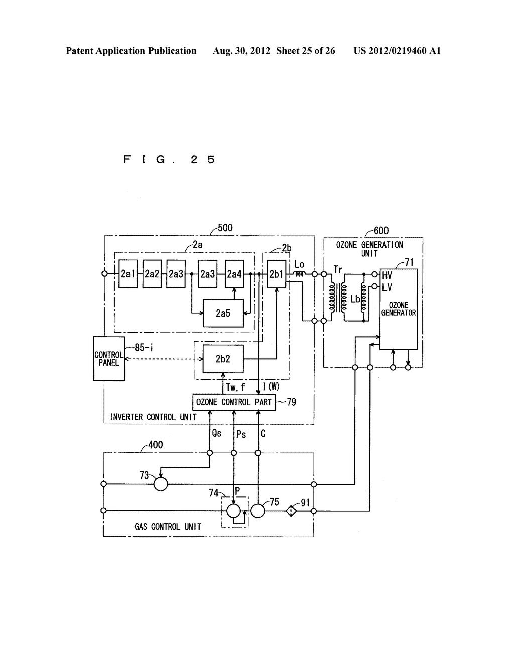 OZONE GAS GENERATION UNIT AND OZONE GAS SUPPLY SYSTEM - diagram, schematic, and image 26