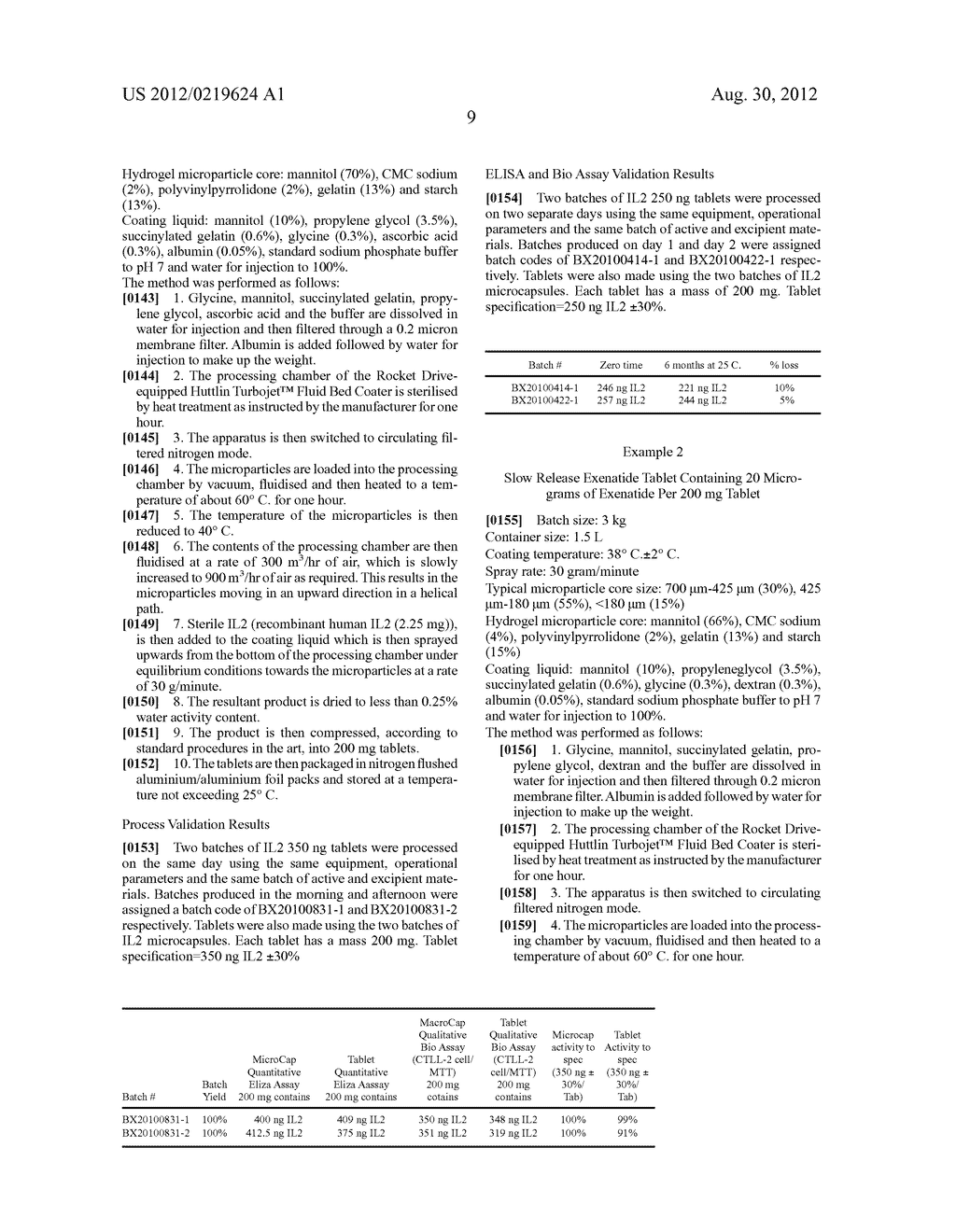 PROCESS FOR PREPARING PRODUCTS COMPRISING STABILISED ACTIVES AND     COMPOSITIONS COMPRISING SAME - diagram, schematic, and image 12