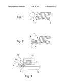 Removable protective lip on a wiping element diagram and image