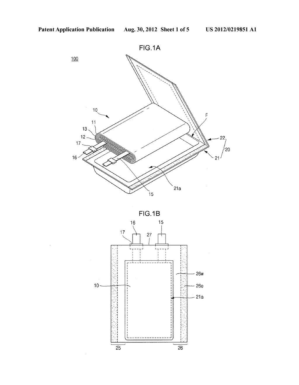 POUCH-TYPE SECONDARY BATTERY - diagram, schematic, and image 02