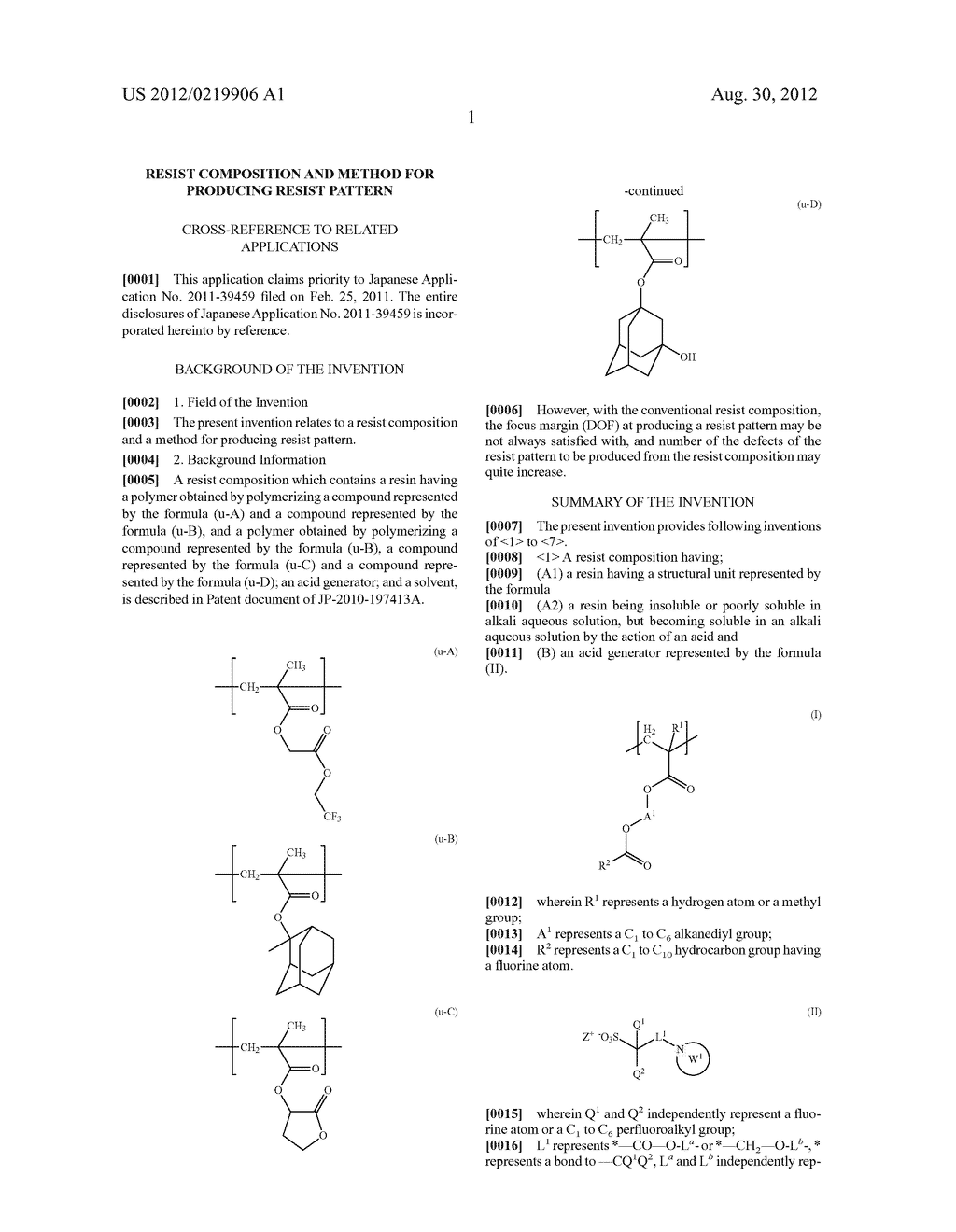 RESIST COMPOSITION AND METHOD FOR PRODUCING RESIST PATTERN - diagram, schematic, and image 02