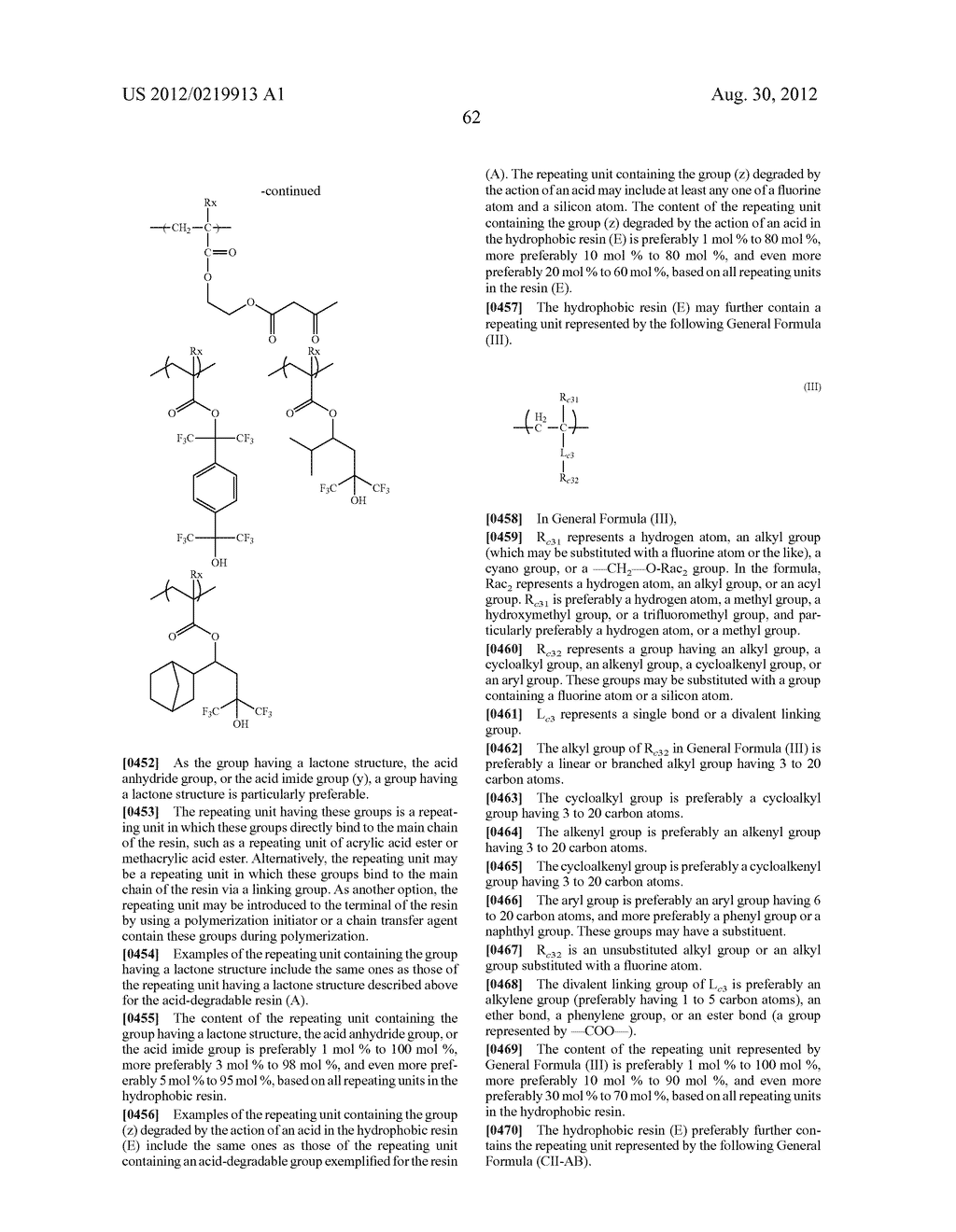 PATTERN FORMING METHOD, ACTINIC-RAY-SENSITIVE OR RADIATION-SENSITIVE RESIN     COMPOSITION, AND RESIST FILM - diagram, schematic, and image 63