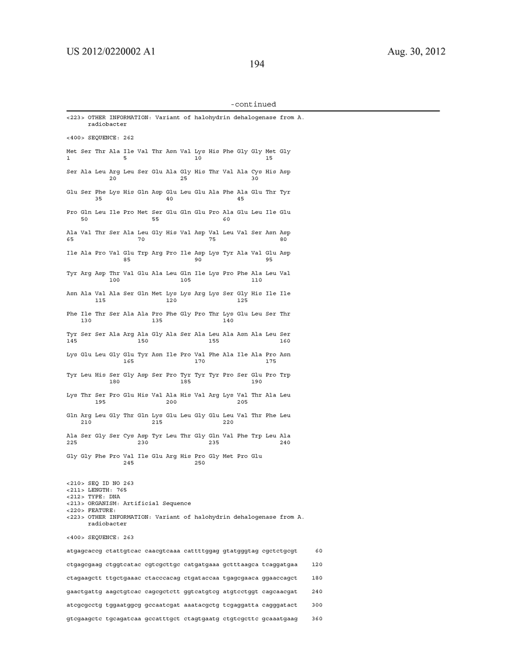 Recombinant Halohydrin Dehalogenase Polypeptides - diagram, schematic, and image 195