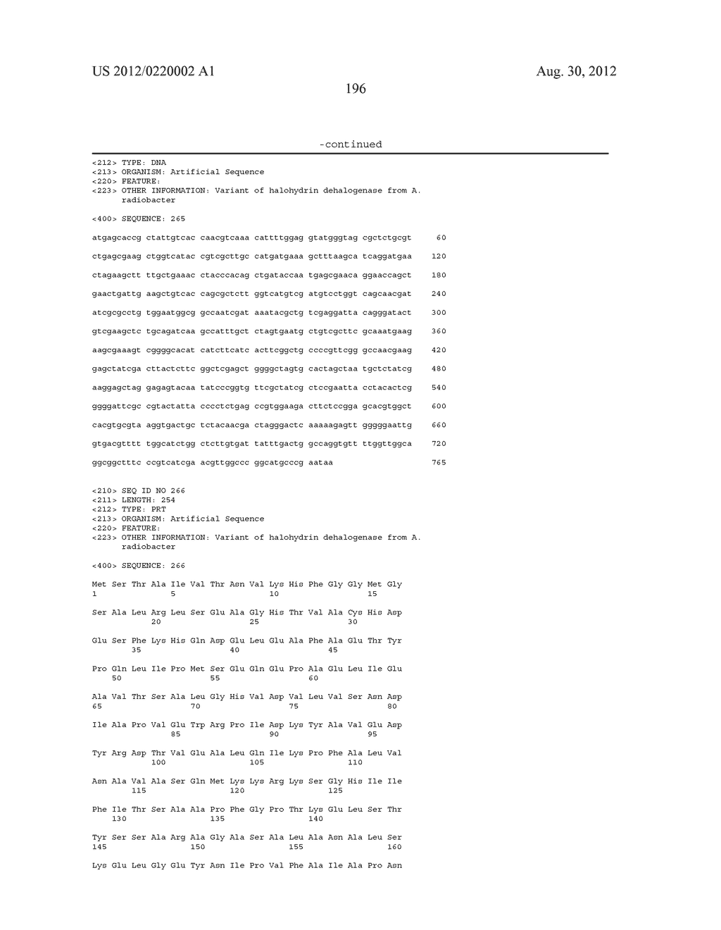 Recombinant Halohydrin Dehalogenase Polypeptides - diagram, schematic, and image 197