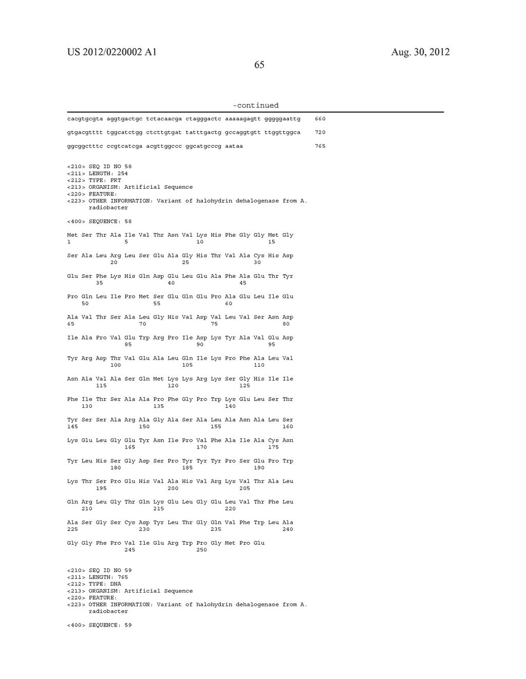 Recombinant Halohydrin Dehalogenase Polypeptides - diagram, schematic, and image 66