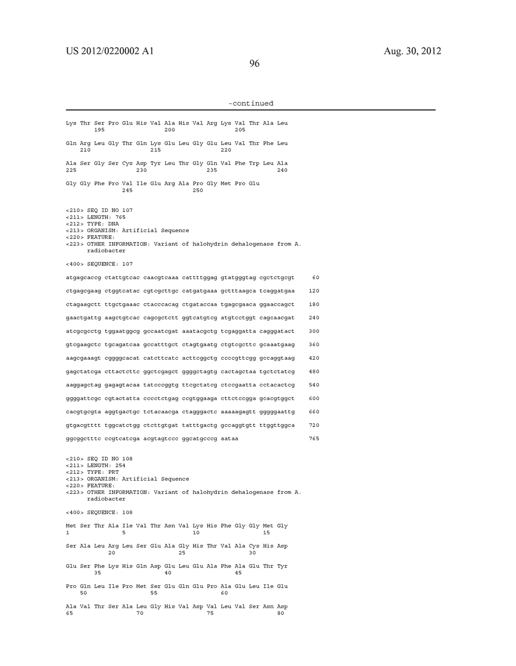 Recombinant Halohydrin Dehalogenase Polypeptides - diagram, schematic, and image 97